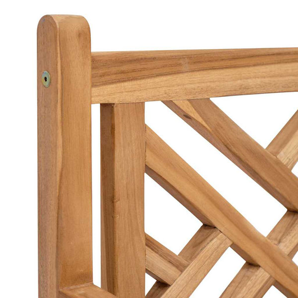 Puutarhatuolit 2 pcs Ruskea 58 x 60 x 90 cm Täysi tiikki