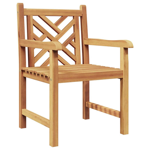 Puutarhatuolit 2 pcs Ruskea 58 x 60 x 90 cm Täysi tiikki