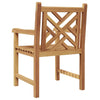 Puutarhatuolit 2 pcs Ruskea 58 x 60 x 90 cm Täysi tiikki