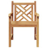 Puutarhatuolit 2 pcs Ruskea 58 x 60 x 90 cm Täysi tiikki