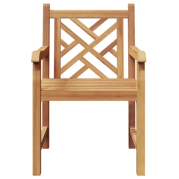 Puutarhatuolit 2 pcs Ruskea 58 x 60 x 90 cm Täysi tiikki