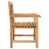 Puutarhatuolit 2 pcs Ruskea 58 x 60 x 90 cm Täysi tiikki