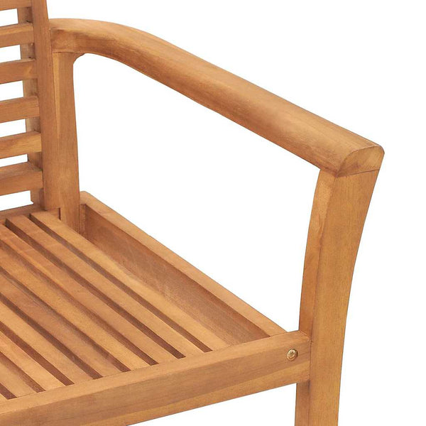 Ruskea pinoontaittuva puutarhatuoli Bambelet 62.5x54.5x95.5cm