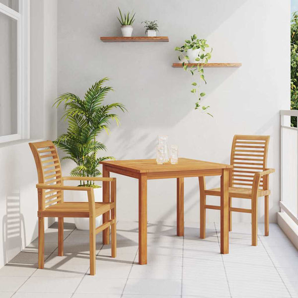 Ruskea pinoontaittuva puutarhatuoli Bambelet 62.5x54.5x95.5cm