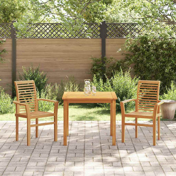 Ruskea pinoontaittuva puutarhatuoli Bambelet 62.5x54.5x95.5cm