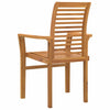 Ruskea pinoontaittuva puutarhatuoli Bambelet 62.5x54.5x95.5cm