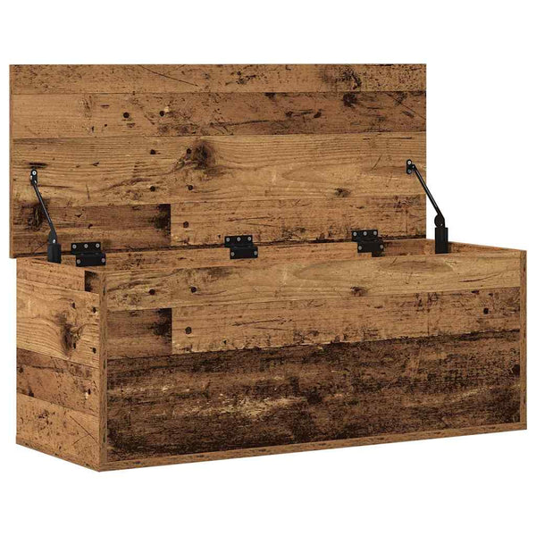 Säilytyslaatikko Vanha Puu 90 x 35 x 35 cm Tekninen puu