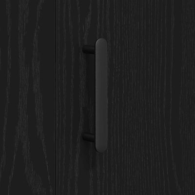 Musta tammi sivupöytä Iudihta 90x34x80cm (puinen)