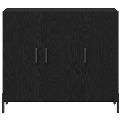 Musta tammi sivupöytä Iudihta 90x34x80cm (puinen)