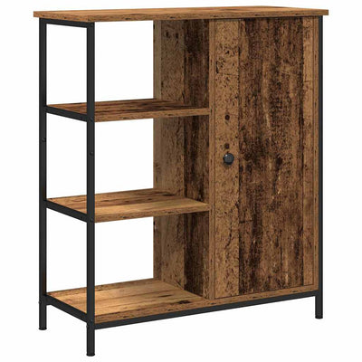 Vanha puu sivupöytä Bathez 70x30x80cm (puinen)