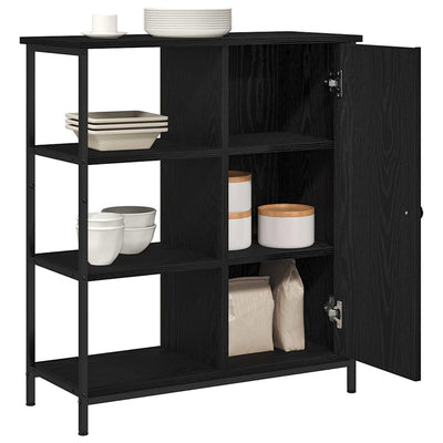 Musta tammi sivupöytä Nenilie 70x30x80cm (puinen)