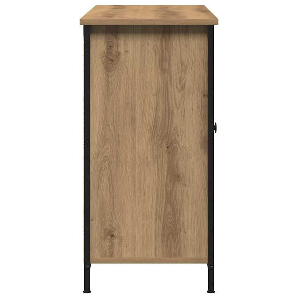 Sivupöytä artesaani tammi 100 x 35 x 70 cm Tekninen puu
