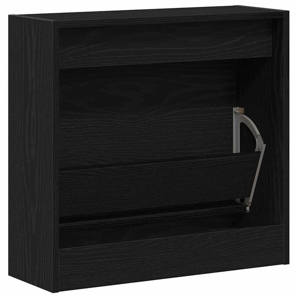 Kenkäkaappi 60 x 21 x 57 cm Tekninen puu Musta tammi.