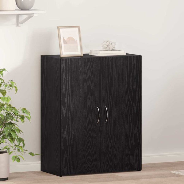 Toimistokaappi Musta tammi 70 x 32 x 77.5 cm Tekninen puu