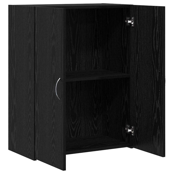 Toimistokaappi Musta tammi 70 x 32 x 77.5 cm Tekninen puu