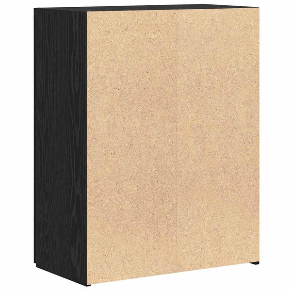 Toimistokaappi Musta tammi 70 x 32 x 77.5 cm Tekninen puu