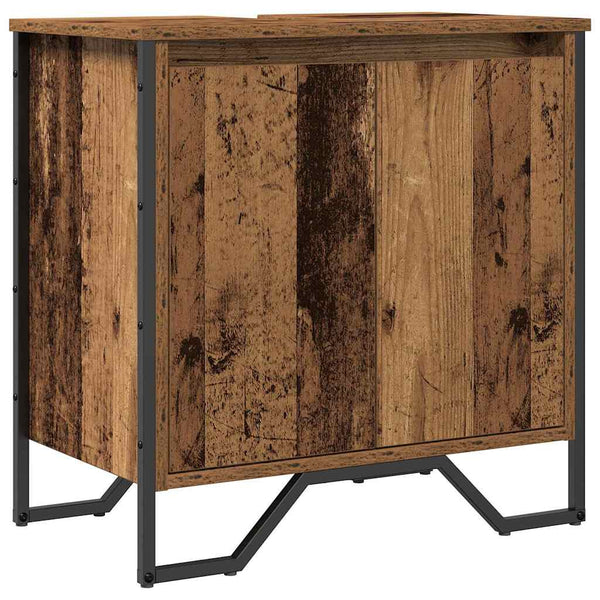 Kylpyhuoneen allaskaappi Vanha Puu 60 x 35 x 60 cm Tekninen puu