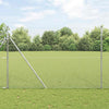 Ketjuaita 10 x 1,5 m Galvanoitu teräs Hopea