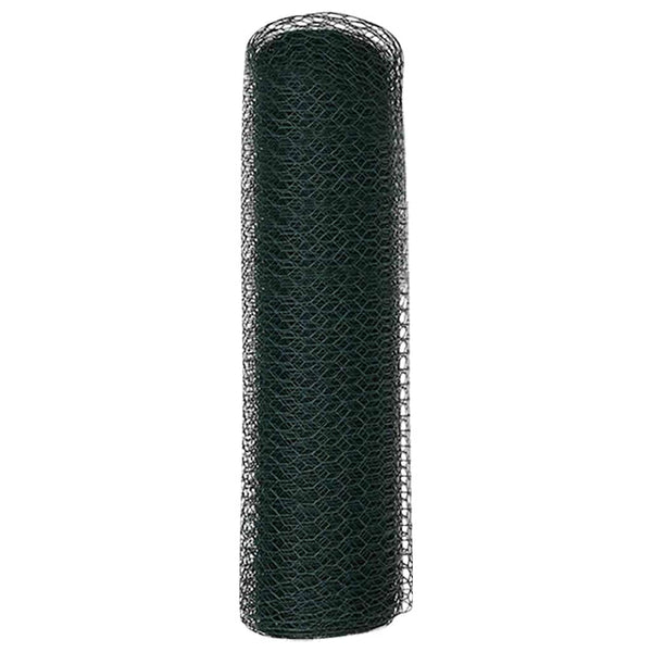 Kuusikulmainen aita 0,4 x 50 m Polyvinyylikloridi Vihreä