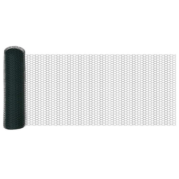 Kuusikulmainen aita 0,8 x 50 m Polyvinyylikloridi Vihreä