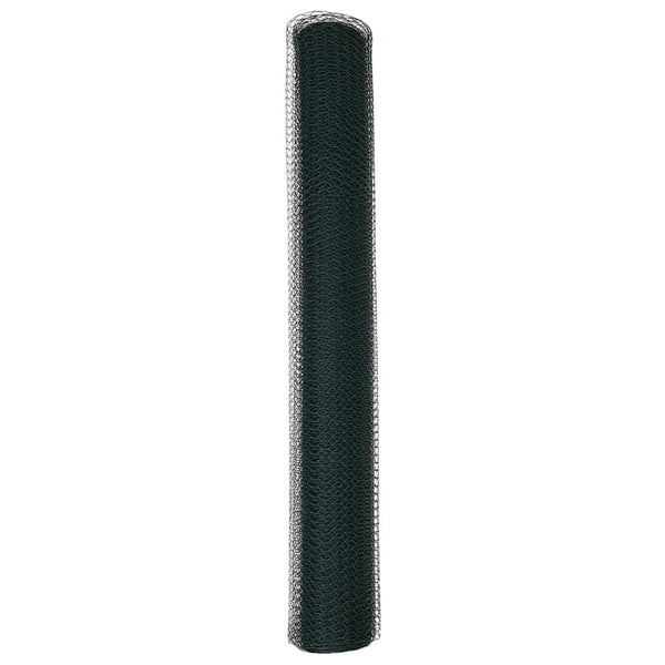 Kuusikulmainen aita 1 x 50 m Polyvinyylikloridi Vihreä
