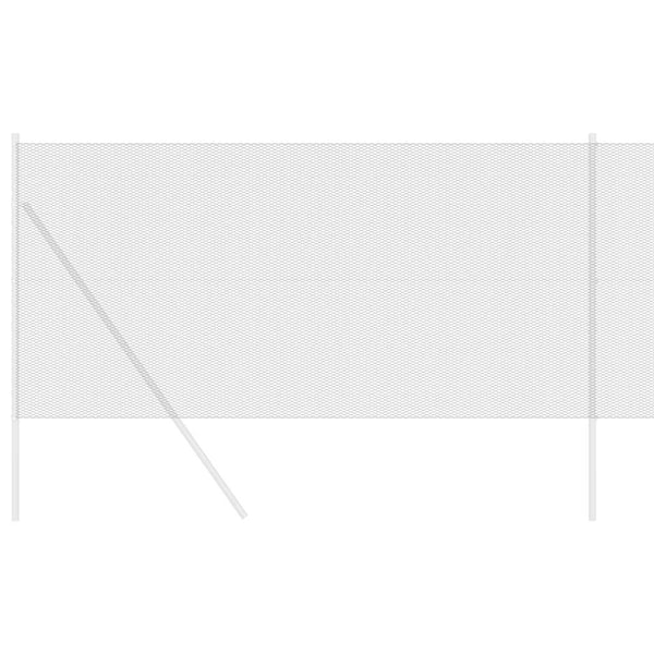 Kuusikulmainen aita 1 x 10 m Polyvinyylikloridi Harmaa