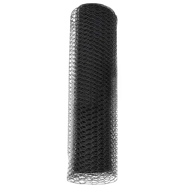 Kuusikulmainen aita 0,4 x 50 m Polyvinyylikloridi Harmaa