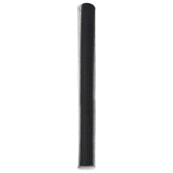 Kuusikulmainen aita 1,5 x 50 m Polyvinyylikloridi Harmaa