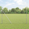 Kuusikulmainen aita 1,5 x 100 m Galvanoitu teräs Hopea