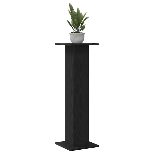 Kasviteline 2 pcs Musta tammi. 30 x 30 x 95 cm Tekninen puu