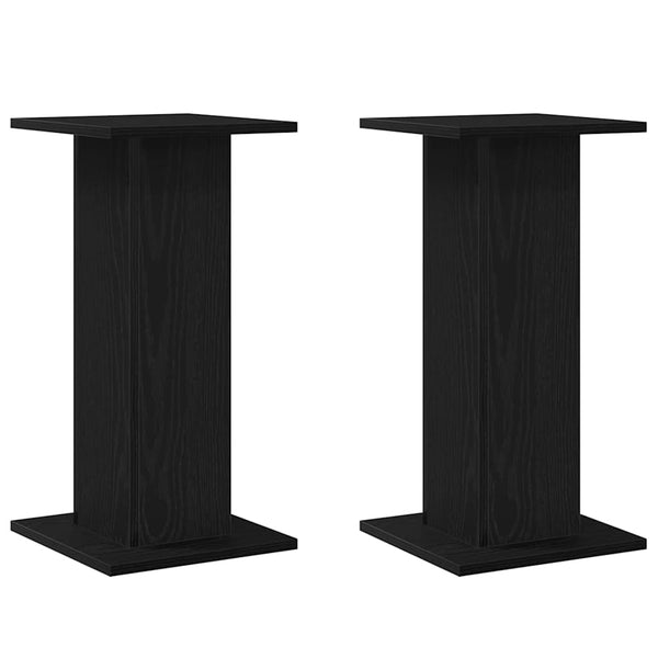Kasviteline 2 pcs Musta tammi. 30 x 30 x 60 cm Tekninen puu
