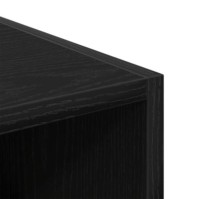 Musta tammi vaatekaappi hyllyllä Mrrcea 30x50x200cm (puinen)