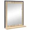 Kylpyhuonekalustesetti 3 kpl Ruskea 33 x 33 x 120,5 cm
