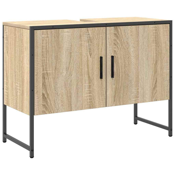 Kylpyhuonekalustesetti 3 kpl Ruskea 33 x 33 x 120,5 cm