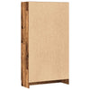 Kirjahylly vanha puu 82,5x30,5x150 cm lastulevy