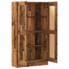 Kirjahylly vanha puu 82,5x30,5x150 cm lastulevy