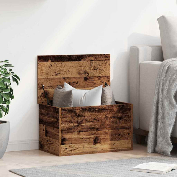 Säilytyslaatikko Vanha Puu 60 x 35 x 35 cm Tekninen puu