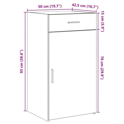 Artesaani tammi sivupöytä Volodi 50x42.5x93cm (puinen)