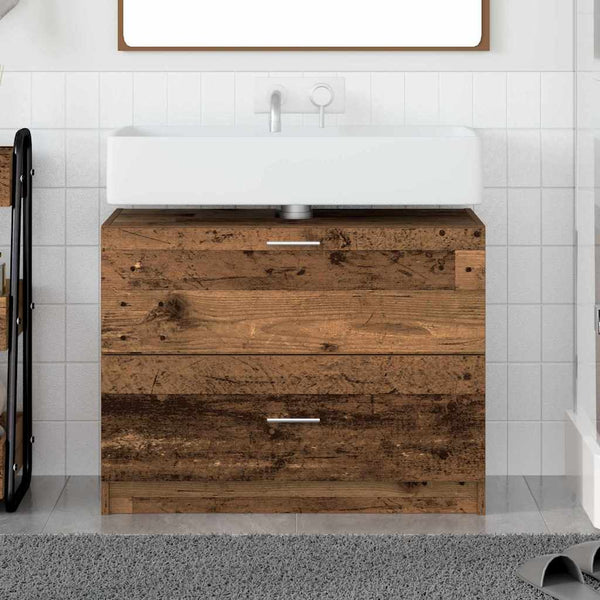 Kylpyhuonekaappi Vanha Puu 78 x 37 x 59 cm Tekninen puu