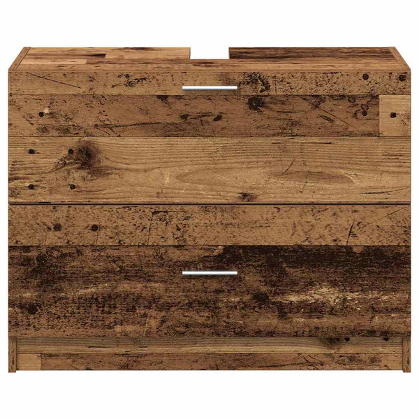 Kylpyhuonekaappi Vanha Puu 78 x 37 x 59 cm Tekninen puu