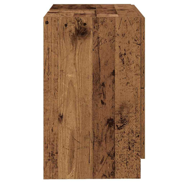 Kylpyhuonekaappi Vanha Puu 78 x 37 x 59 cm Tekninen puu