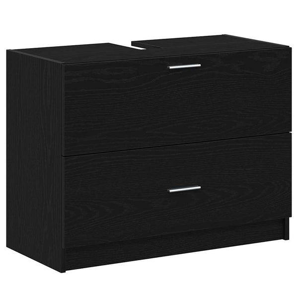 Kylpyhuonekaappi Musta tammi. 78 x 37 x 59 cm Tekninen puu