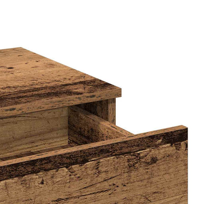 Vanha puu meikkipöytä Istrail 100x40x130cm (puinen)