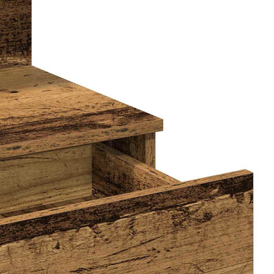 Vanha puu meikkipöytä Dragina 100x40x130cm (puinen)