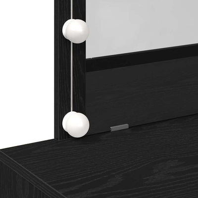 Musta tammi meikkipeili Toccara 100x40x120cm (puinen)