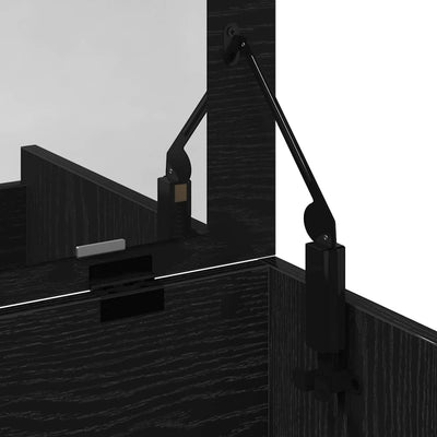 Musta tammi meikkipöytä Berton 60x40x75cm (puinen)