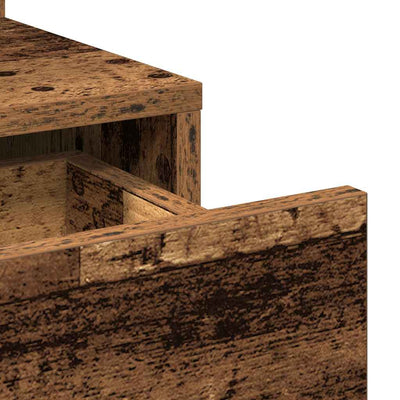 Vanha puu meikkipöytä ovella Folixenia 80x35x132cm (puinen)