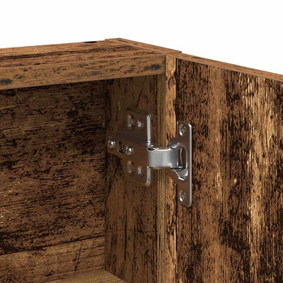 Vanha puu meikkipöytä ovella Folixenia 80x35x132cm (puinen)