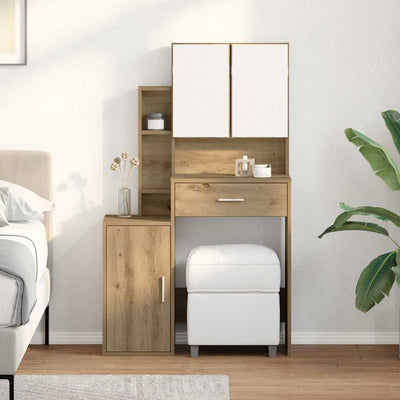 Artesaani tammi meikkipöytä Marteluta 80x35x132cm (puinen)