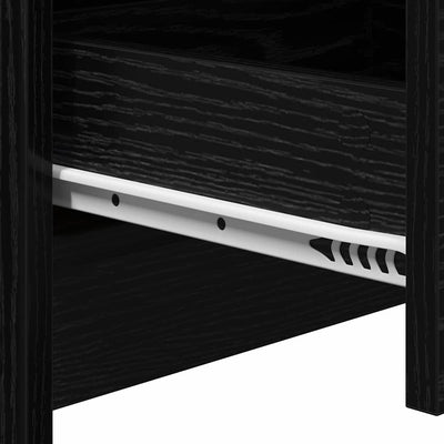 Musta tammi yöpöytäkaappi Livituc 38x34x61cm (puinen)